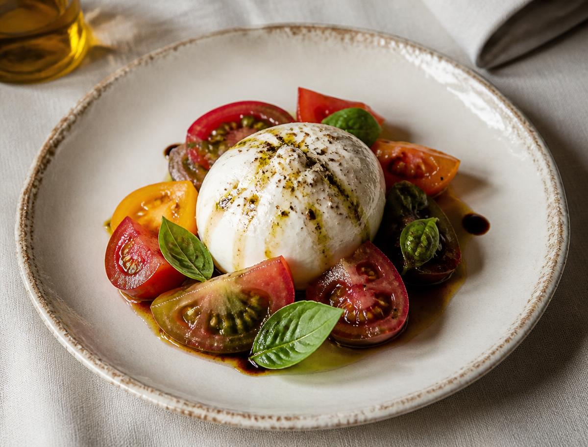Burrata & Heritage Tomatoes